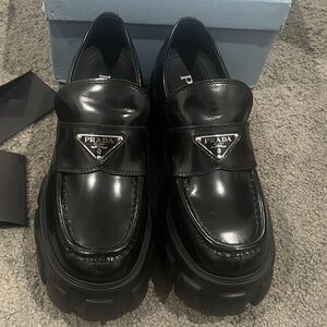 Prada Women's Black Loafers